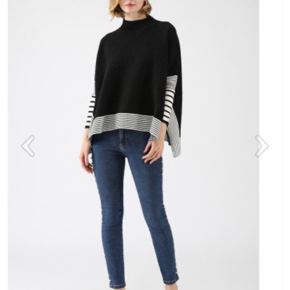 Chicwish Oversized Knit Cape Sweater